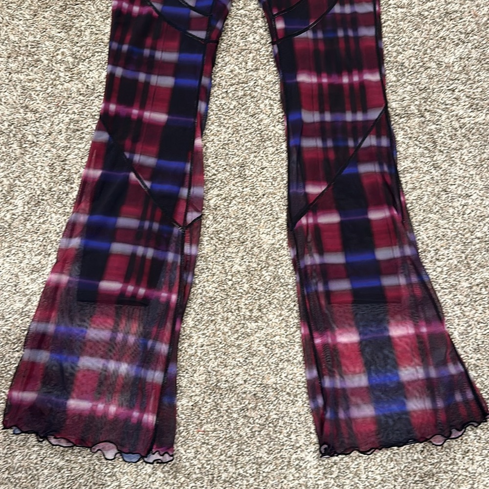 Free People See You Through Printed Flare Pants - Picture 6 of 6